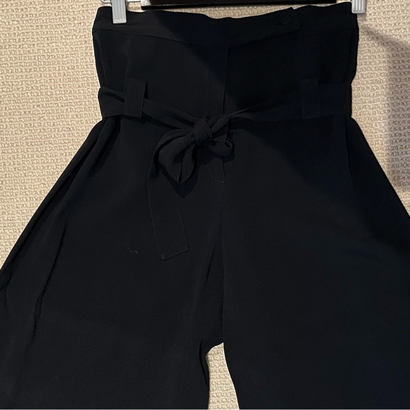 Sonia Rykiel Black Wide Leg Ankle Pants - Picture 4 of 6